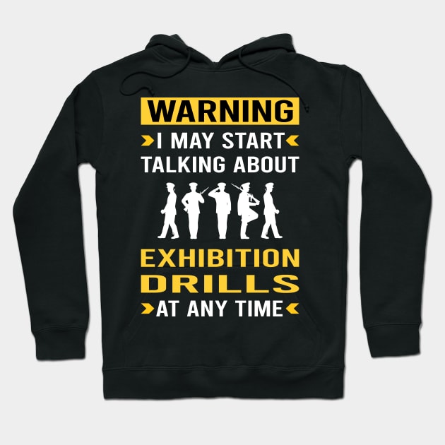 Warning Exhibition Drill Hoodie by Bourguignon Aror